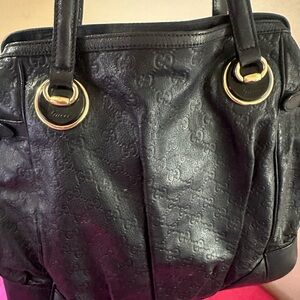 Gucci guccisima leather shoulder bag